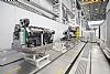 Efficient machining of V8 and V12 diesel engines